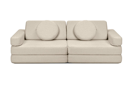 Shappy legesofa i teddy – Original 160 cm - Light Beige