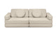 Shappy legesofa i teddy – Original 160 cm - Light Beige