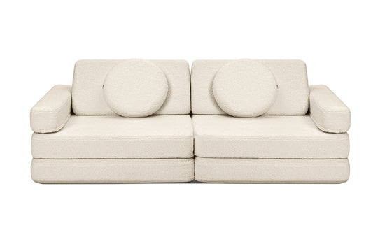Shappy legesofa i teddy – Original 160 cm - Soft Cream