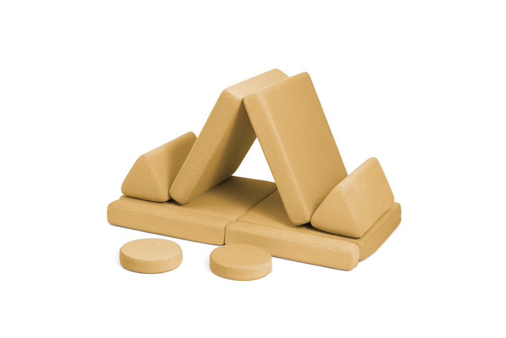 Shappy legesofa – Original Mini 120 cm Ultra Plush - Mustard
