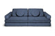 Shappy legesofa 160 cm - Pure Corduroy - Blueberry