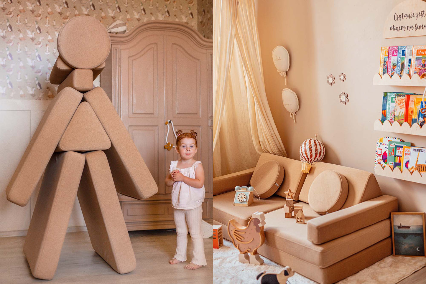 Shappy legesofa – Original 160 cm - Camel