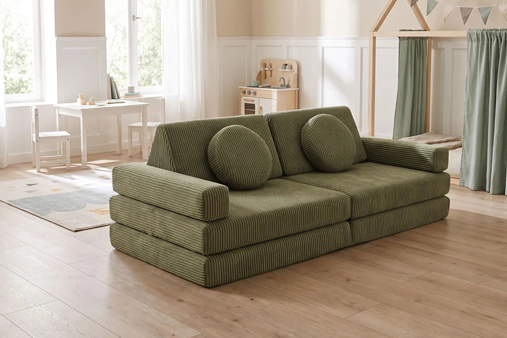 Shappy legesofa 160 cm - Pure Corduroy - Dusty Sage