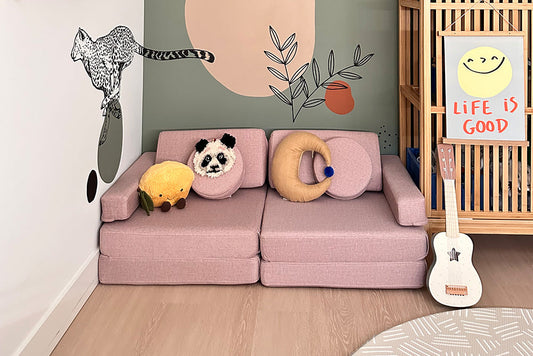 Shappy legesofa – Original Mini 120 cm Ultra Plush - Soft Pink