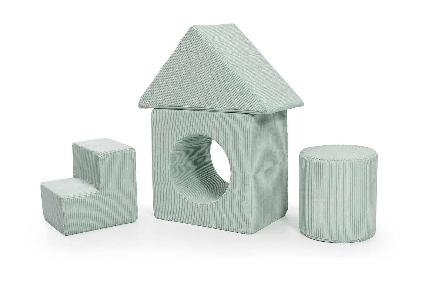 Shappy Playset Corduroy - Tumlesæt i fløjl - Peppermint