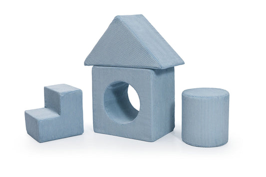 Shappy Playset Corduroy - Tumlesæt i fløjl - Sky Sugar