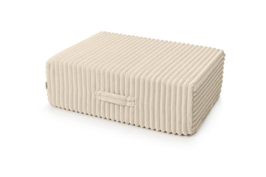 Shappy indendørs trampolin i fløjl – Waffle - Cream Beige