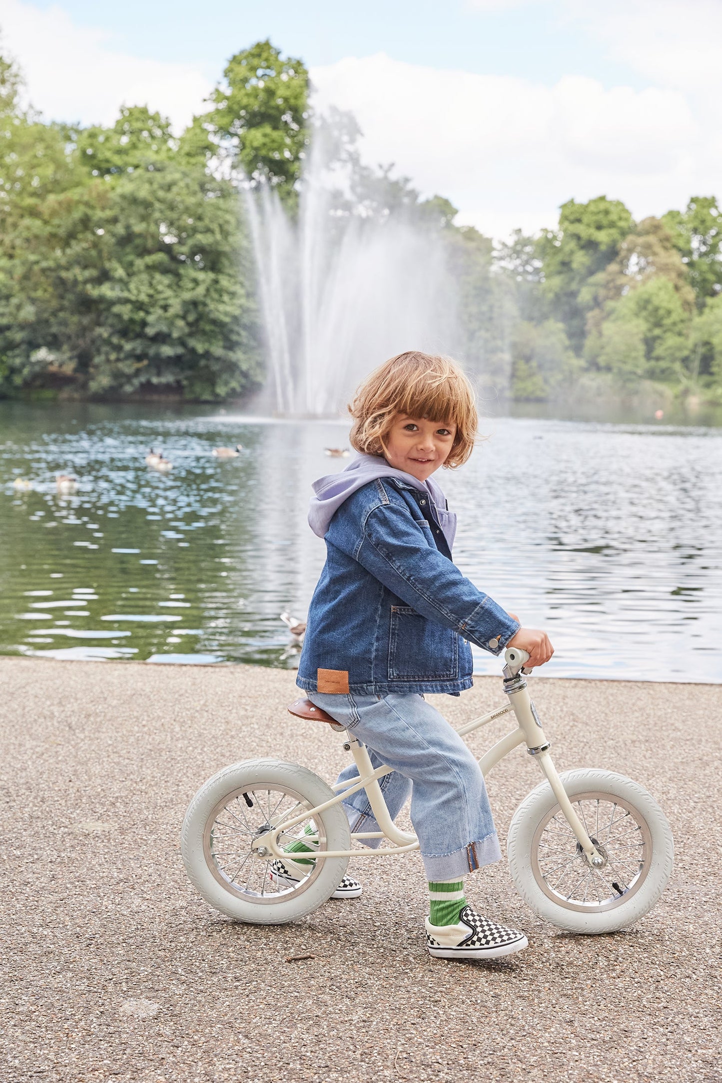 Banwood løbecykel – ICON Cream