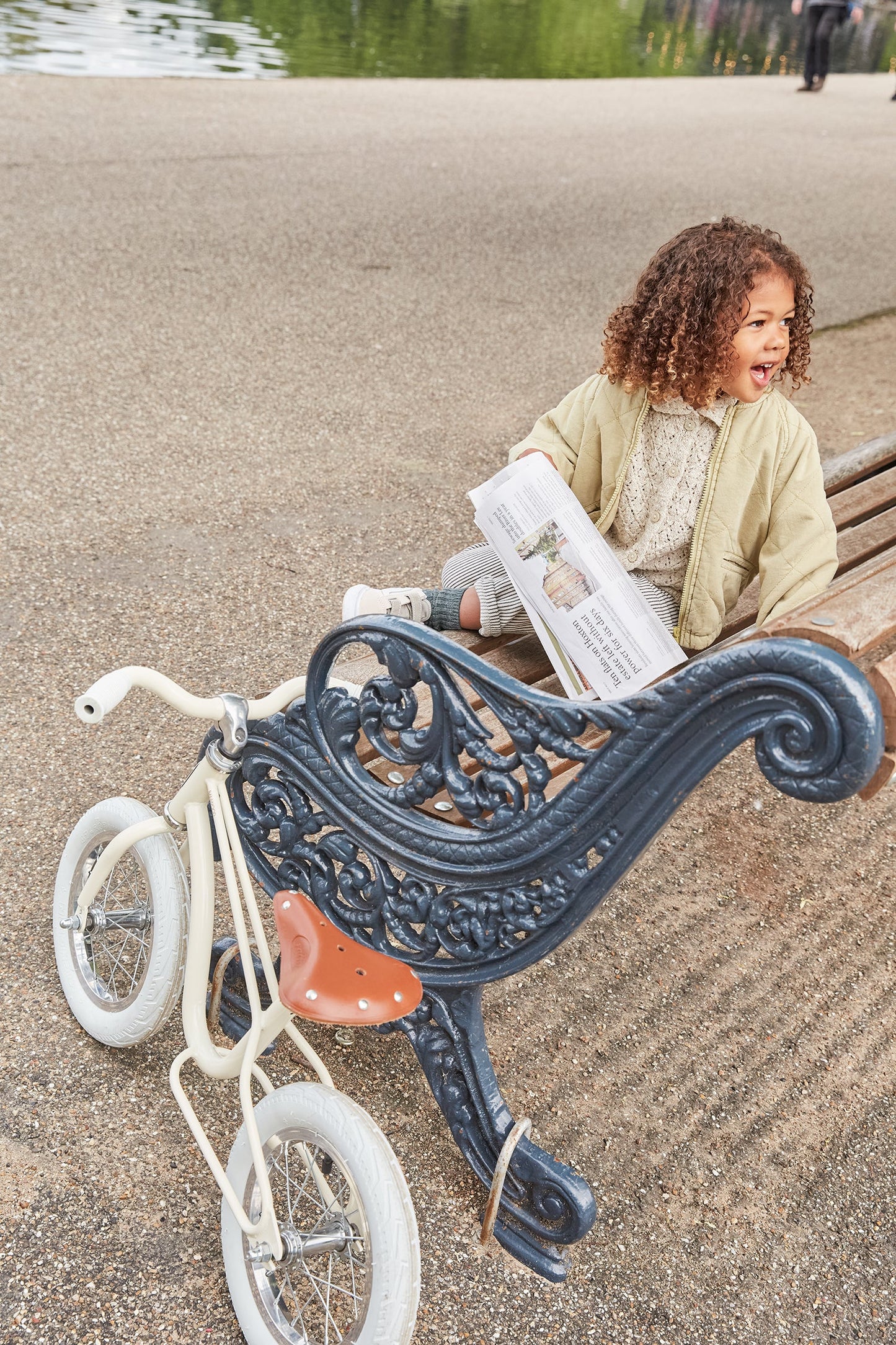 Banwood løbecykel – ICON Cream