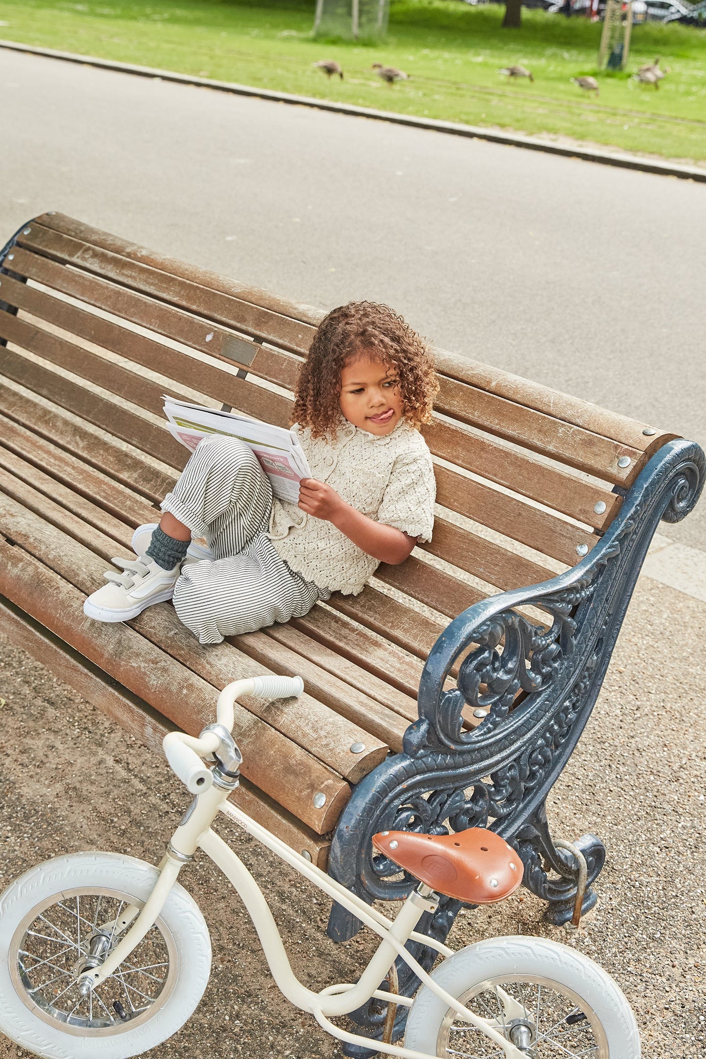 Banwood løbecykel – ICON Cream