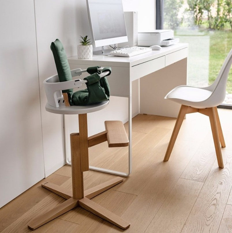 Norstol Peak højstol med babyindsats – hvid
