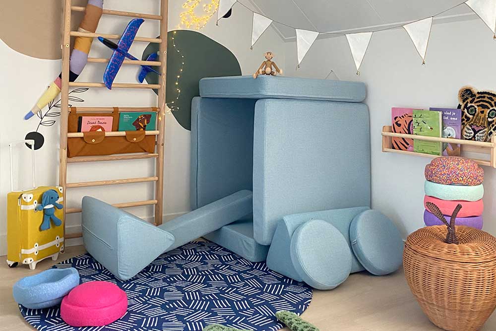 Shappy legesofa – Original 160 cm - Sky Blue