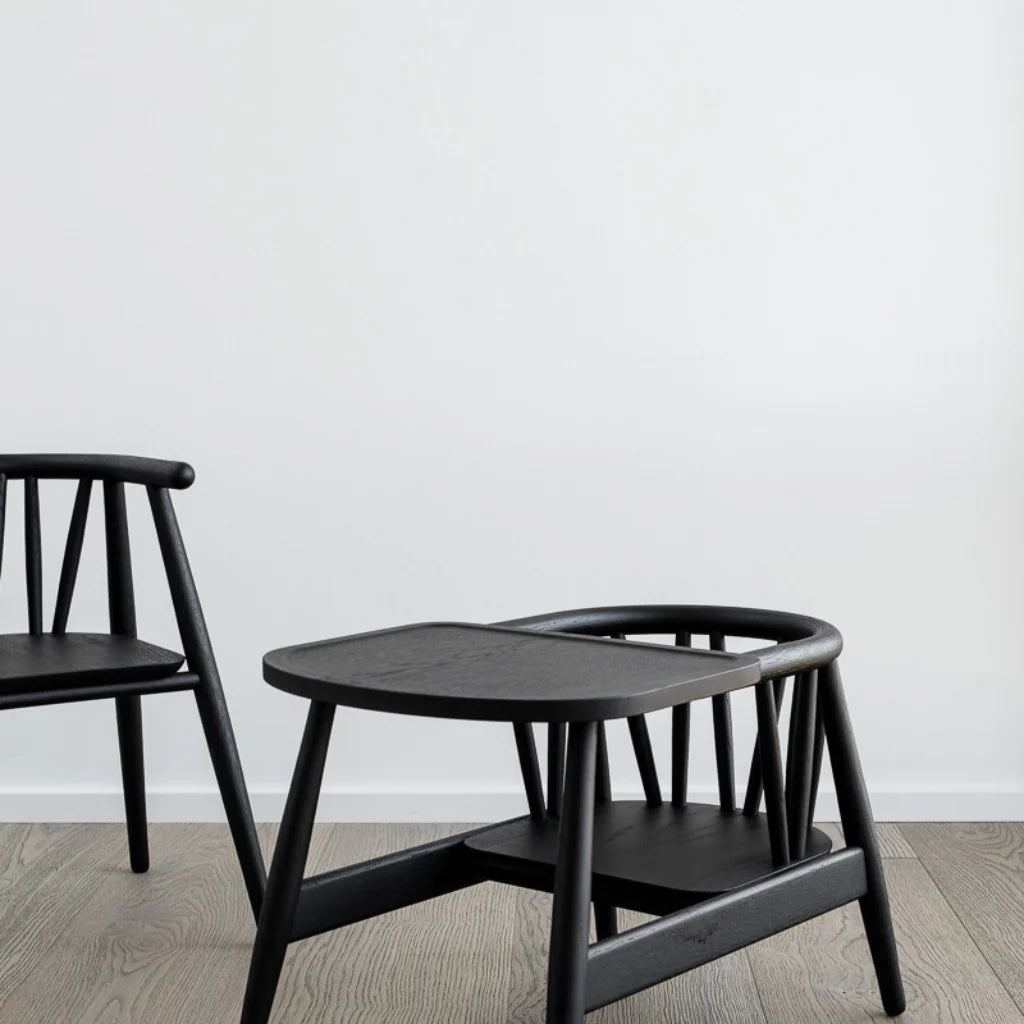 Oaklings Smilla Toddler stol – sortbejdset eg