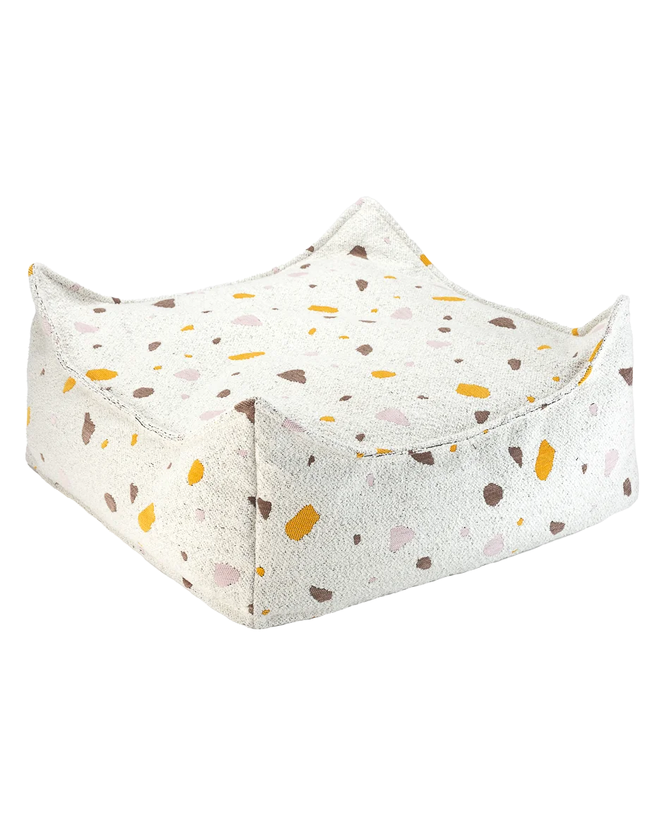 Wigiwama firkantet puf – Terrazzo Marble