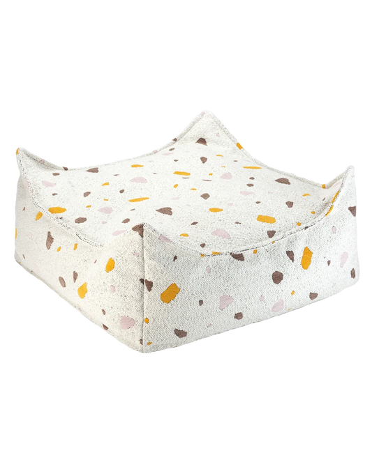 Wigiwama firkantet puf – Terrazzo Marble