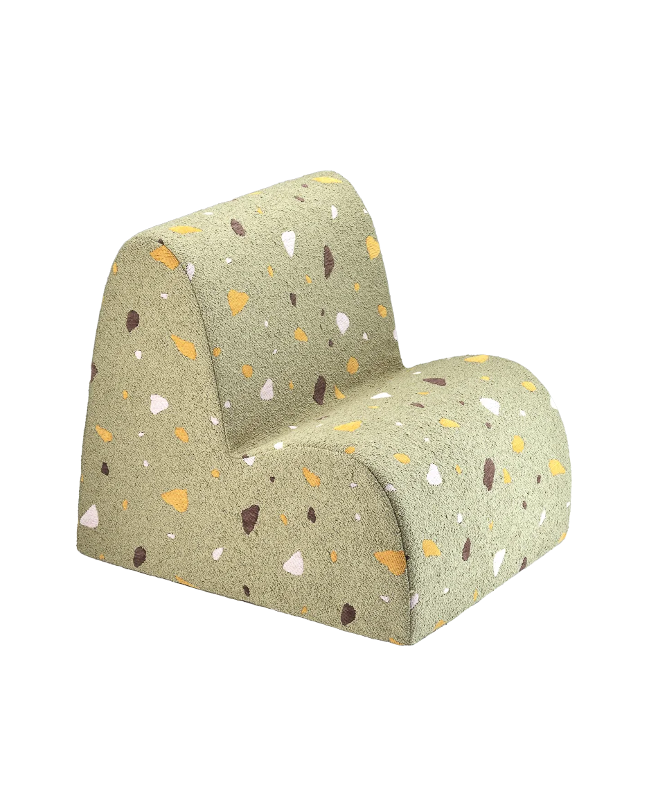 Wigiwama Cloud lænestol til børn – Terrazzo Moss