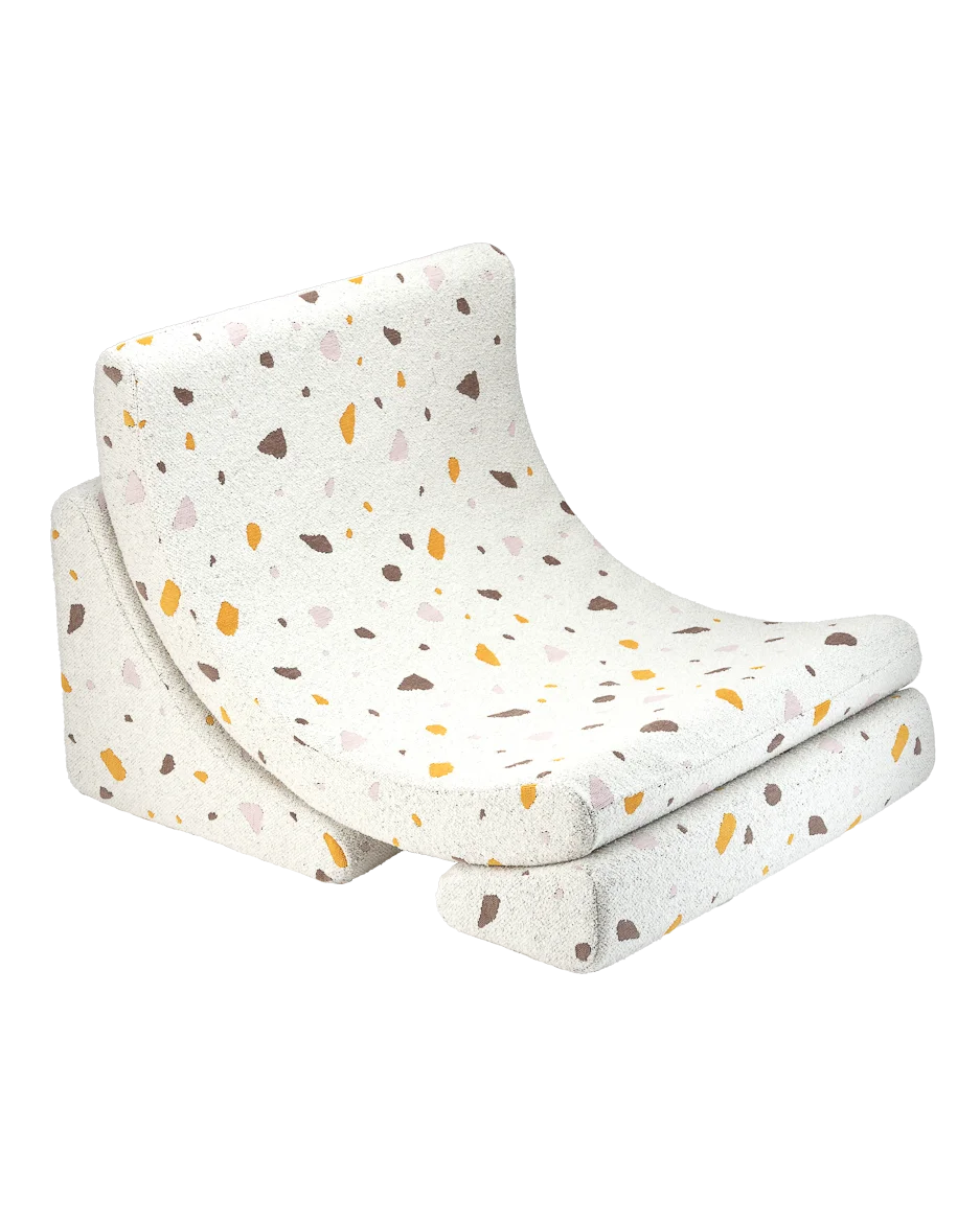 Wigiwama Moon Lænestol – Terrazzo Marble
