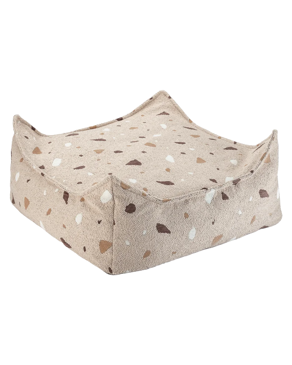 Wigiwama firkantet puf – Terrazzo Sand