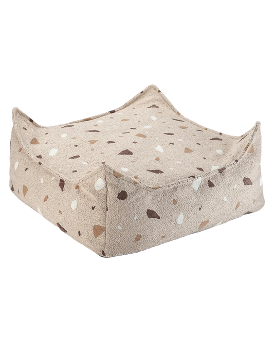 Wigiwama firkantet puf – Terrazzo Sand