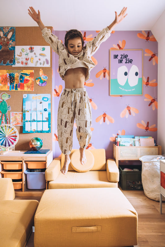 Shappy indendørs trampolin – Ultra Plush - Mustard