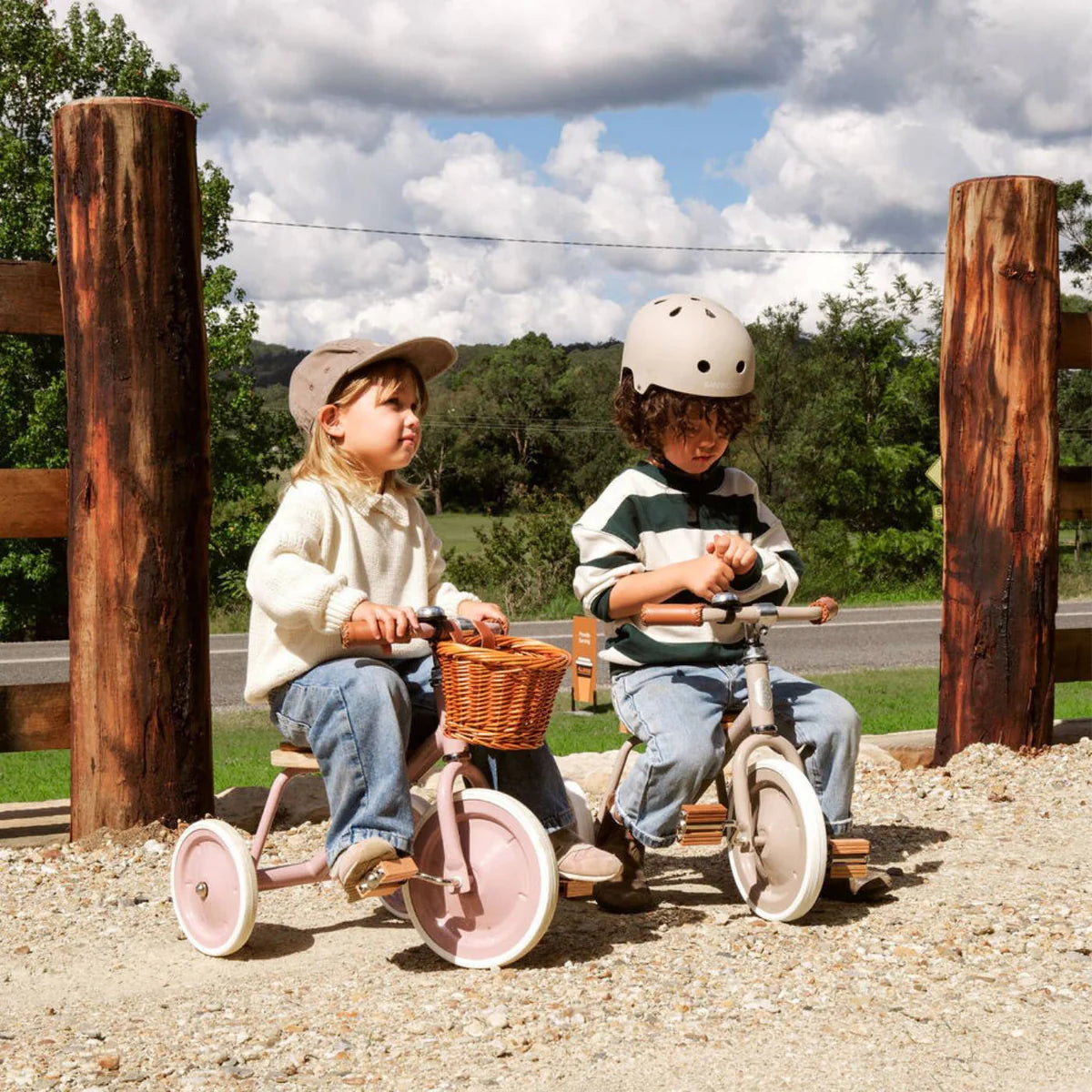 Banwood trehjulet cykel Vintage til børn – Beige