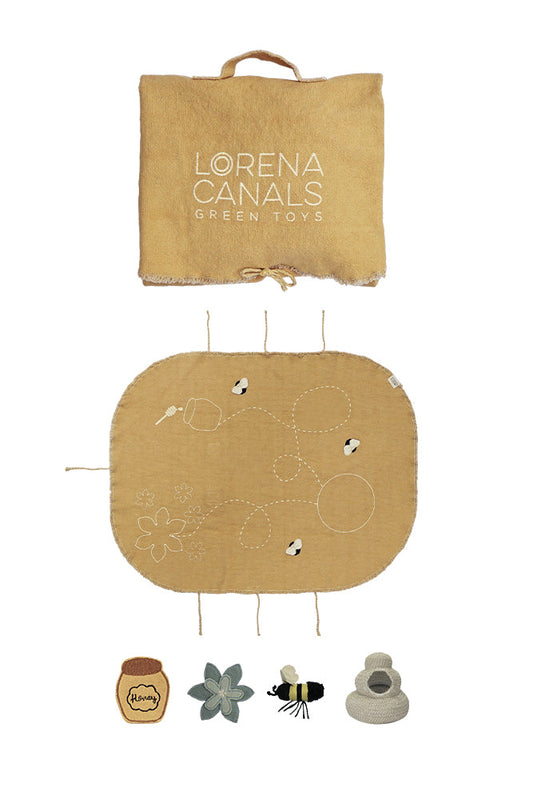 Lorena Canals Small World Green Toy Nectar to Honey – legesæt med bier og honning
