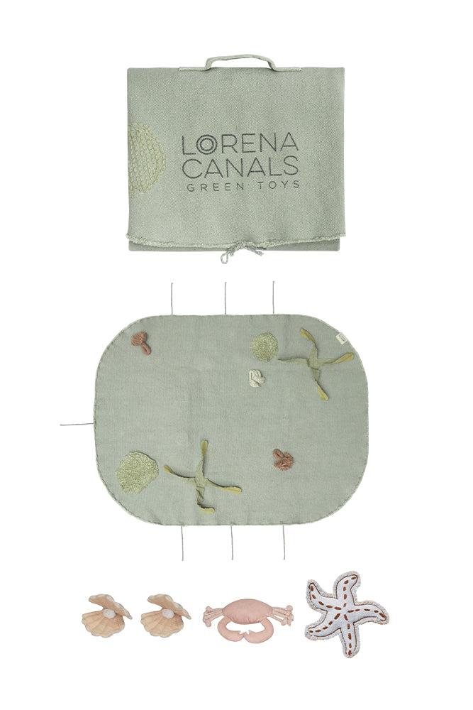 Lorena Canals Small World Green Toy Under the Sea – legesæt med havliv