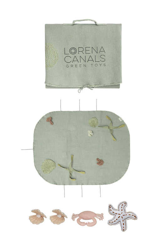 Lorena Canals Small World Green Toy Under the Sea – legesæt med havliv