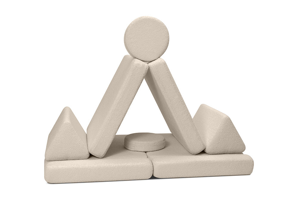 Shappy legesofa i teddy – Original 160 cm - Light Beige