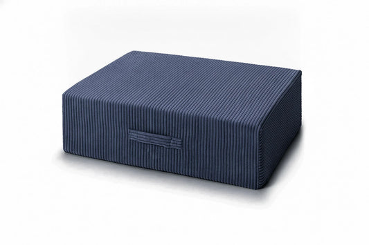 Shappy indendørs trampolin i fløjl – Pure Corduroy - Blueberry