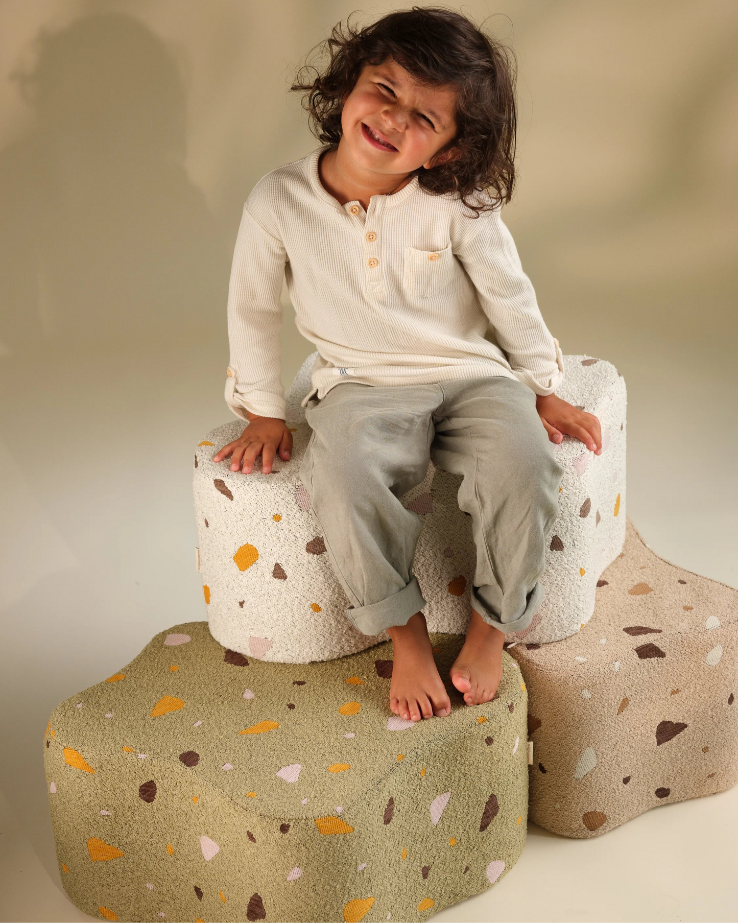 Wigiwama Cloud puf – Terrazzo Moss