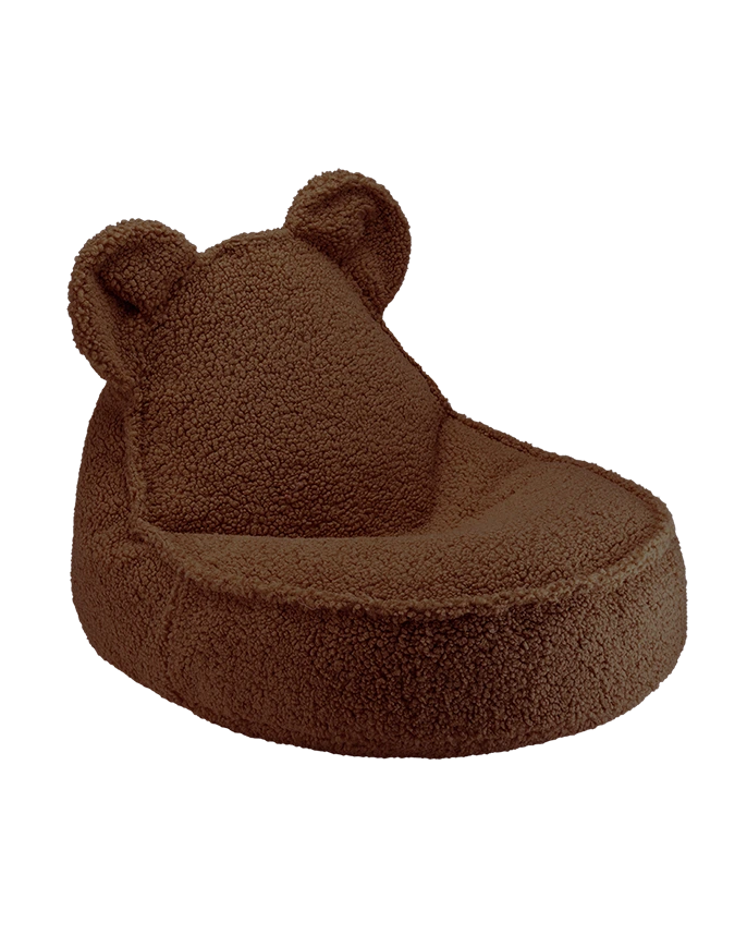 Wigiwama Bear sækkestol i teddy – Warm Hazel