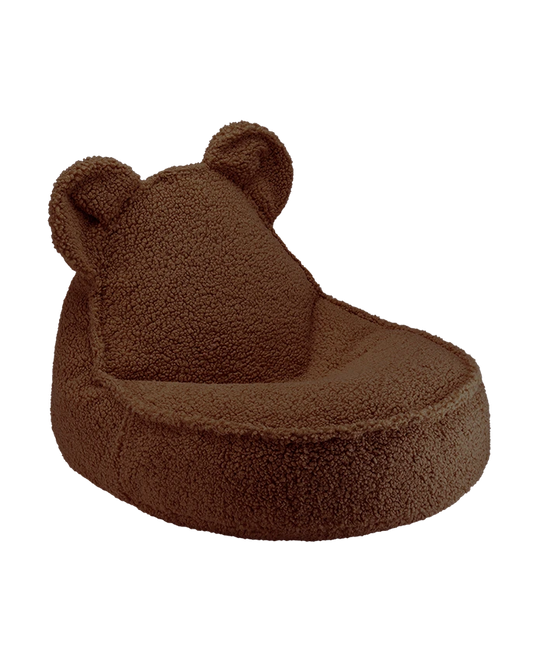 Wigiwama Bear sækkestol i teddy – Warm Hazel