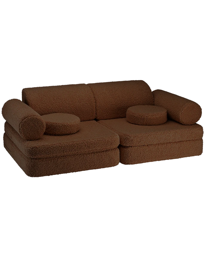 Wigiwama Legesfoa Settee - Warm Hazel