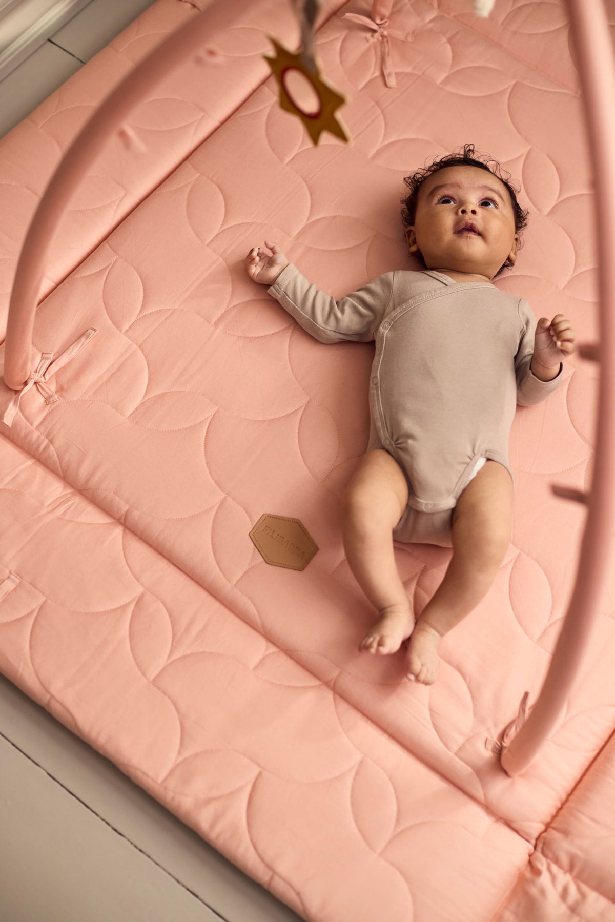Filibabba Aktivitetsnest - Soft quilt - Misty Rose