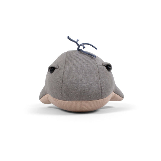 Filibabba bamse 30 cm – Willie the Whale Grey
