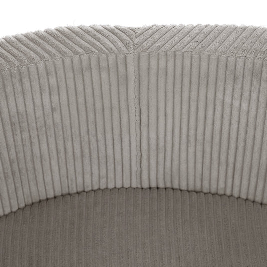 Plush Nest boldbassin med 200 bolde i premium fløjl – beige – 90x30 cm