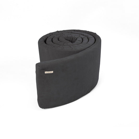 Filibabba sengerand – fløjl – stone grey