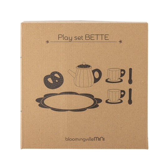 Bloomingville MINI Bette legetøj – Tesæt i brun FSC®-certificeret MDF