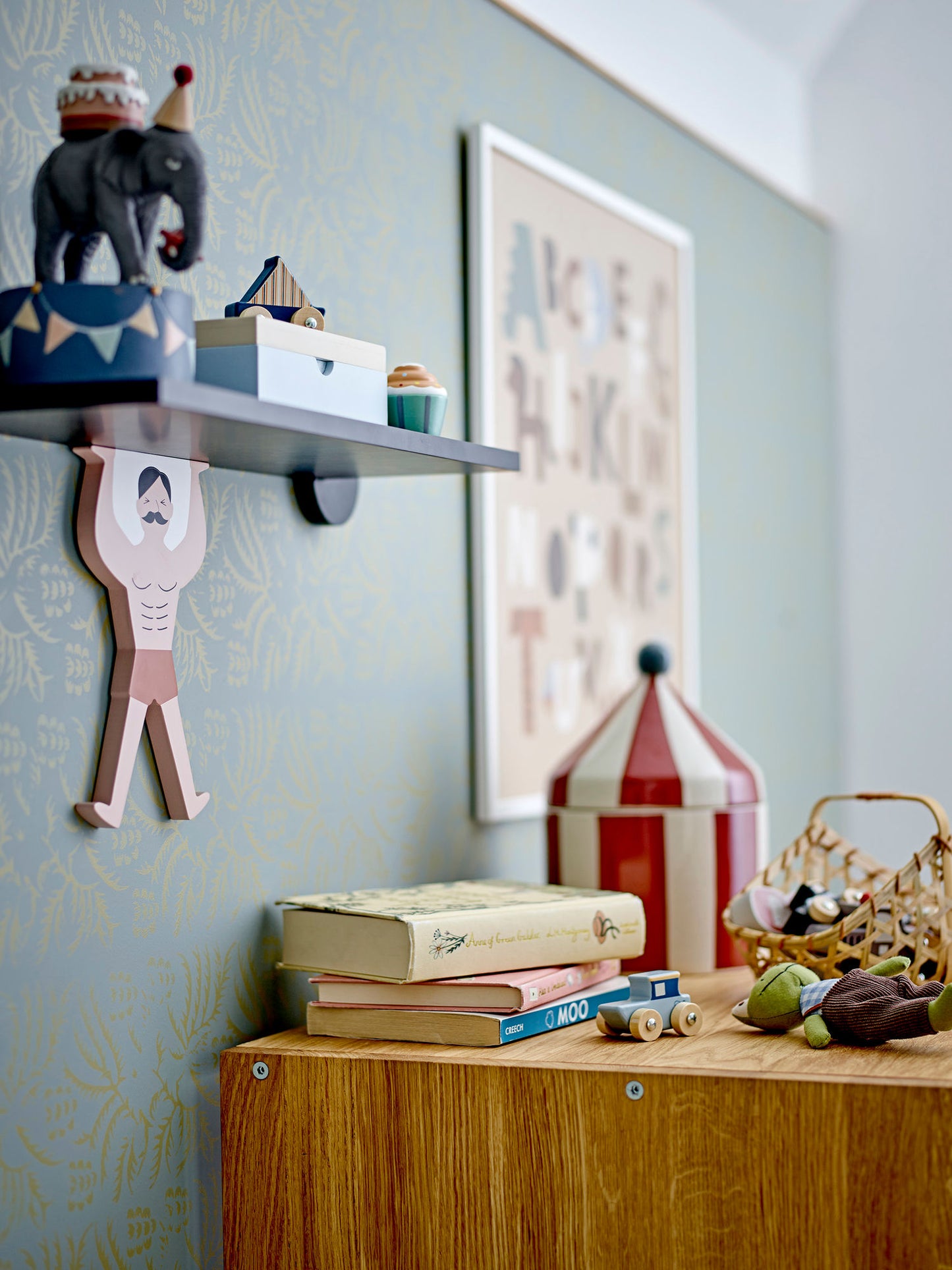 Bloomingville MINI Rossaio hylde – Sort, MDF