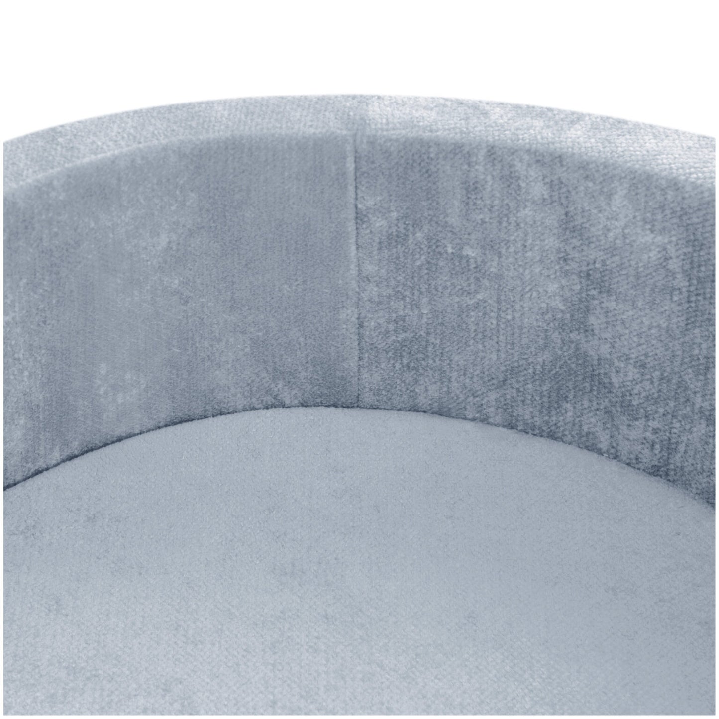 Plush Nest boldbassin med 200 bolde i premium chenille – blå – 90x30 cm