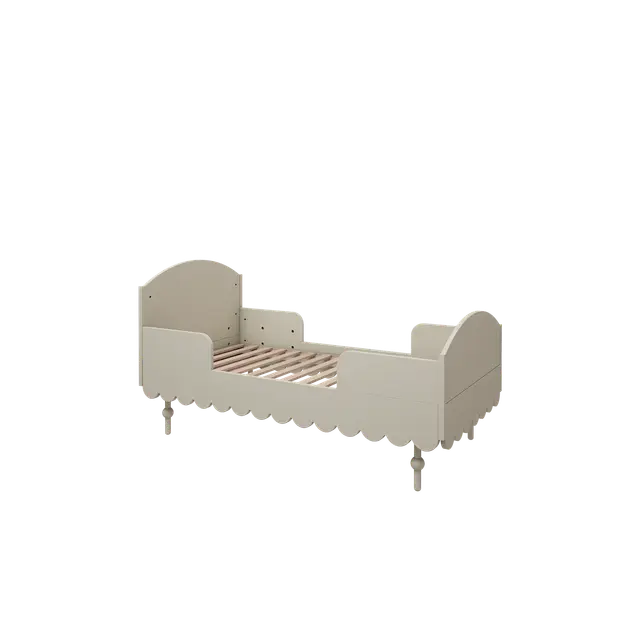 Wood Luck Design - Babushka - tremme-/juniorseng 70 x 140 cm – olivengrøn