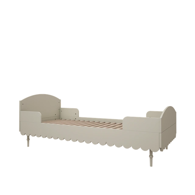 Wood Luck Design - Babushka - børneseng 90 x 200 cm – olivengrøn