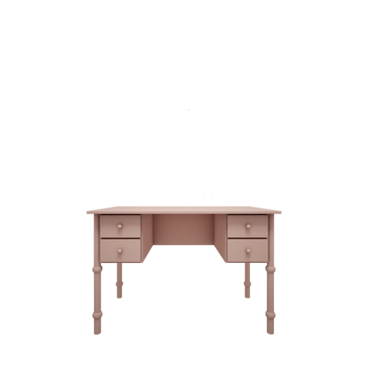 Wood Luck Design - Babushka - skrivebord – lyserød
