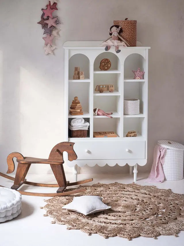 Wood Luck Design - Babushka - reol – hvid