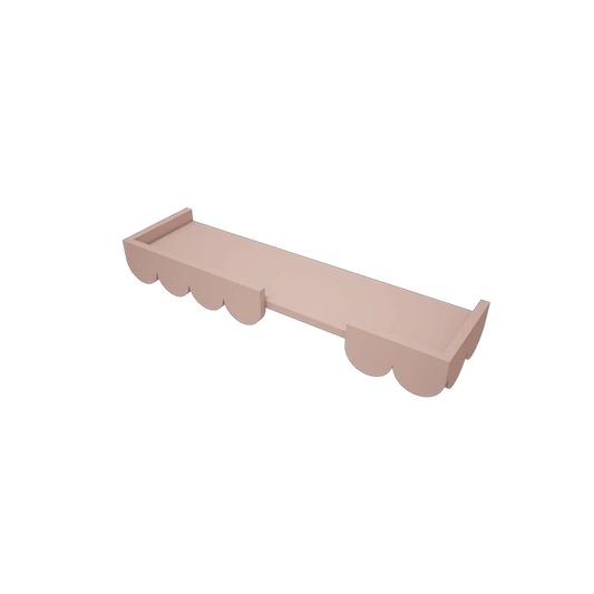 Wood Luck Design - Babushka - væghylde – lyserød