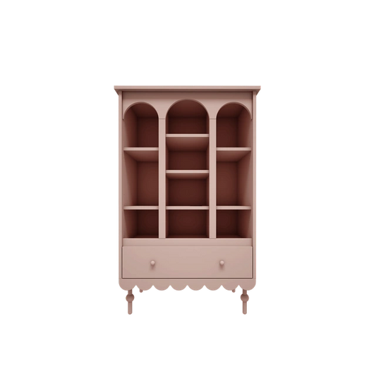 Wood Luck Design - Babushka - bogreol – lyserød