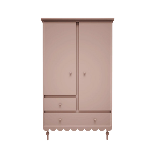 Wood Luck Design - Babushka - garderobeskab – lyserød