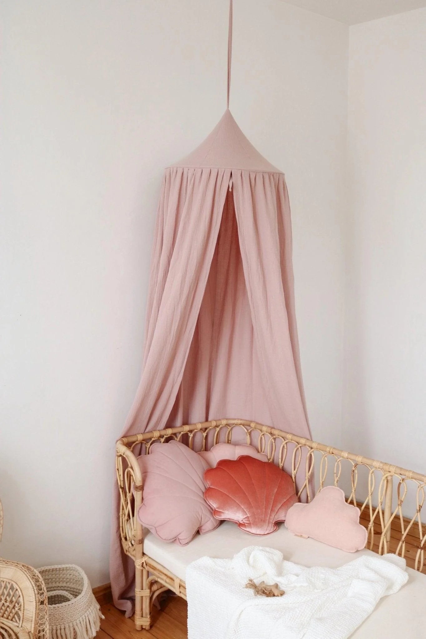 Moi Mili Sengehimmel i økologisk bomuld – Baby Pink