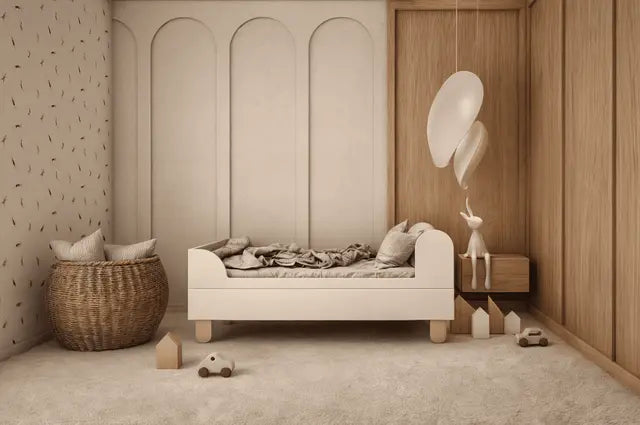 Wood Luck Design - Basic - børneseng 80 x 160 cm – hvid